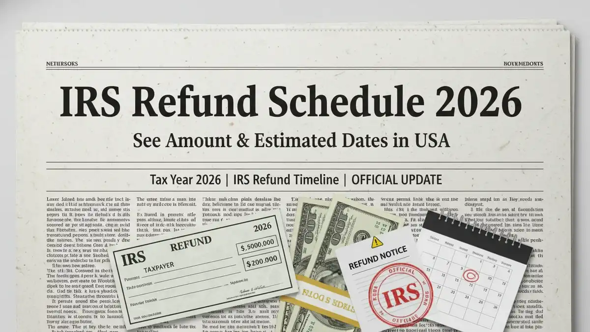 IRS refund schedule February 2026, February 2026 IRS tax refund dates, Estimated IRS refund payments USA, IRS refund amounts 2026, Tax refund timeline February 2026, IRS refund update USA, Federal tax refund schedule 2026, IRS direct deposit refunds February, Income tax refund USA 2026, IRS refund processing time, Tax season refund guide 2026, IRS refund news USA